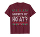 Where's My Ho at Christmas Sweaters for Couples Women Adult T-Shirt
