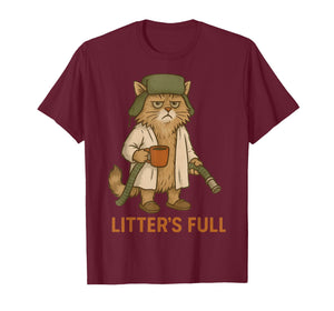 Funny Cat Litter's Full Christmas Cat Xmas Women Men Kids T-Shirt