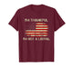 Vintage Retro I'm Thankful I'm Not A Liberal Funny US Flag T-Shirt