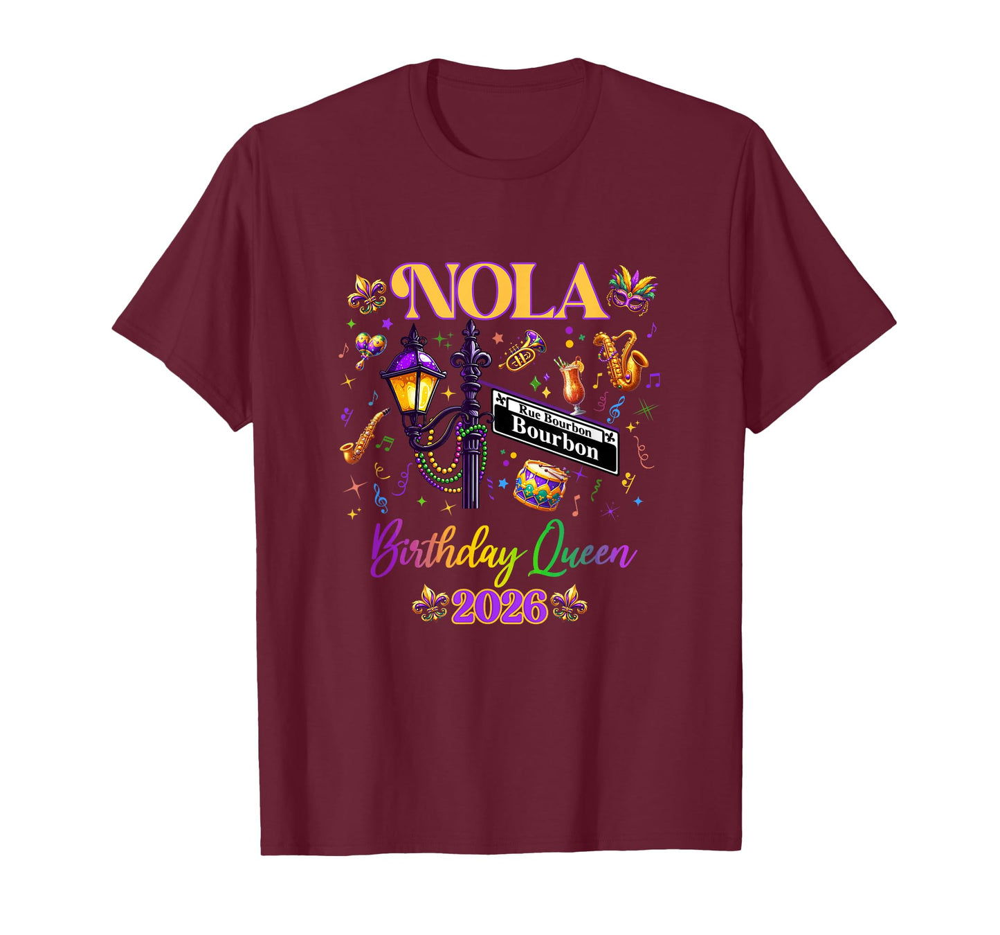 New Orleans Nola 2026 Girls' Birthday Bachelorette T-Shirt