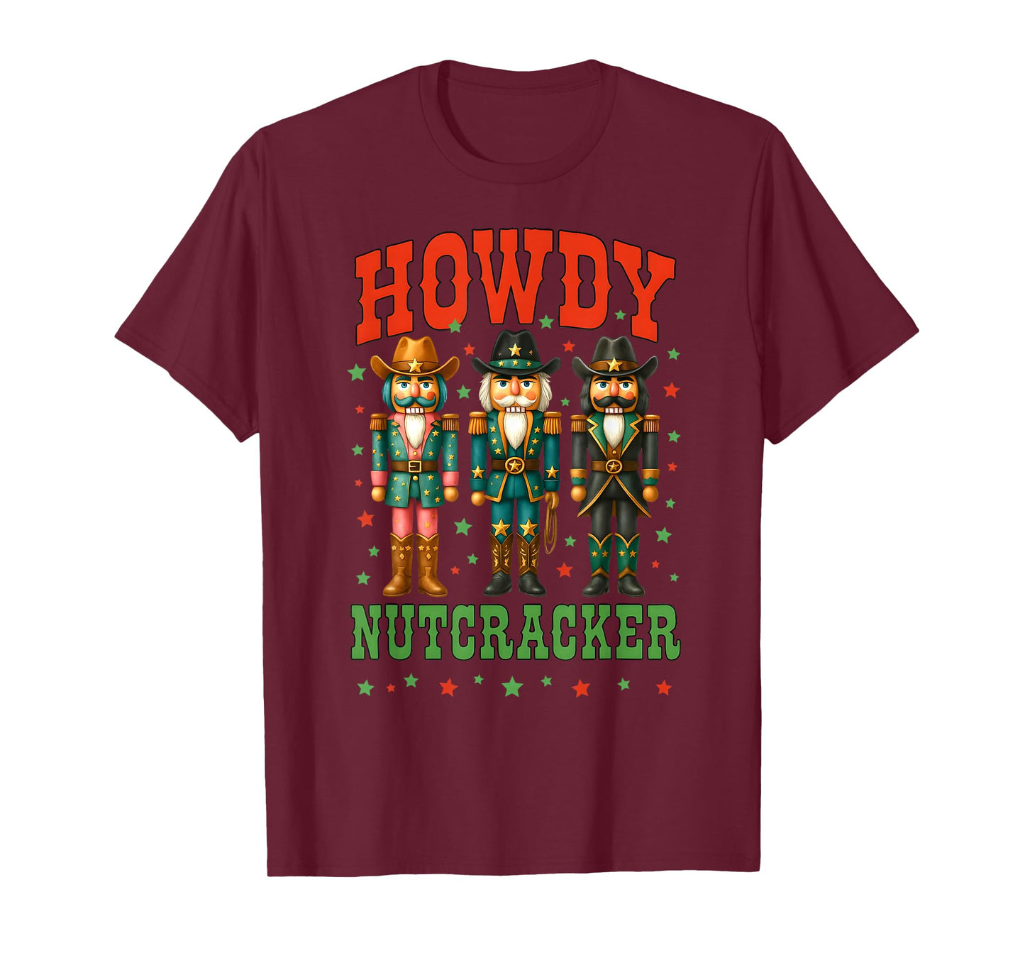 Howdy Nutcracker Cowboy Christmas Western Rodeo Holiday T-Shirt