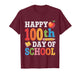 Happy 100th Day of School Teacher Student 100 Days Smarter T-Shirt