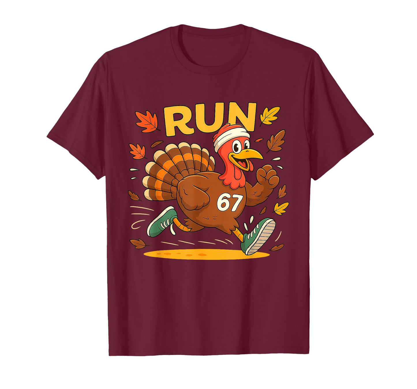 Turkey Run 67 Meme Costume Thanksgiving Turkey Trot Squad T-Shirt