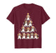Funny Beagle Christmas Tree Dog Lovers Women Men Xmas T-Shirt