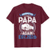 Retro Promoted to Papa 2026 Again Soon to Be Papa Father T-Shirt