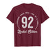 92 Year Old Gifts Vintage 1934 Limited Edition 92nd Birthday T-Shirt