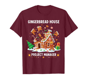 Gingerbread Man Costume, Gingerbread House Project Manager T-Shirt