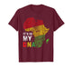 It's in My DNA Pan African Fingerprint Black History Month T-Shirt