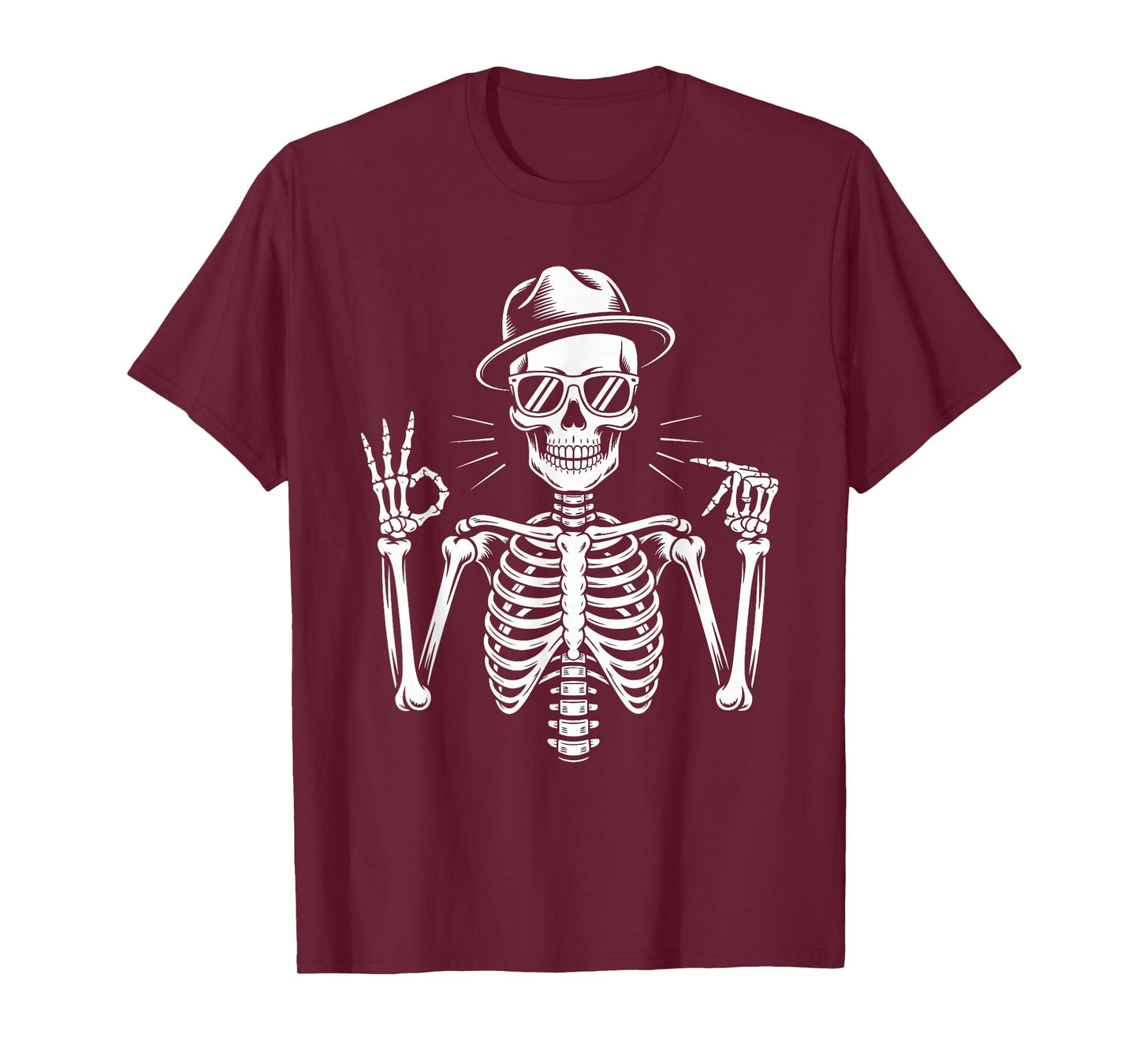 Skeleton 67 Sign Language Alpha Slang Gen 67th Number 67 T-Shirt