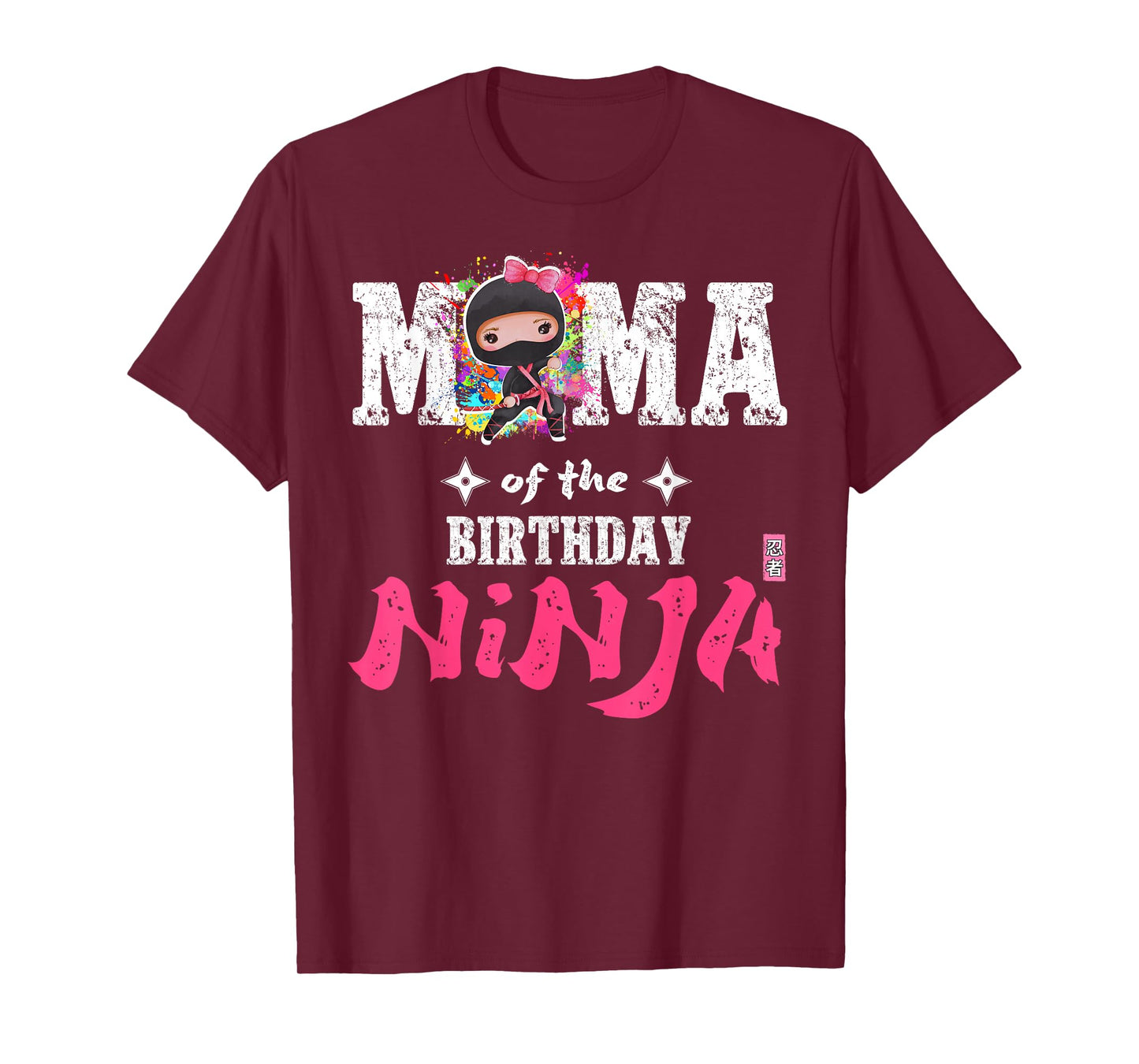 Mama of The Birthday Ninja T-Shirt