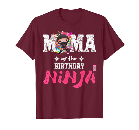 Mama of The Birthday Ninja T-Shirt