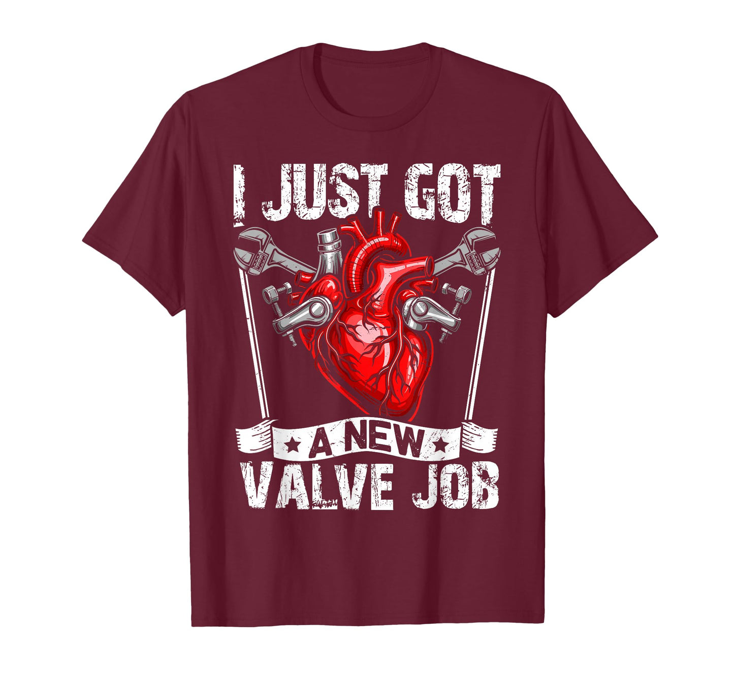 Heart Surgery Recovery Men Funny Valve Job Replacement T-Shirt