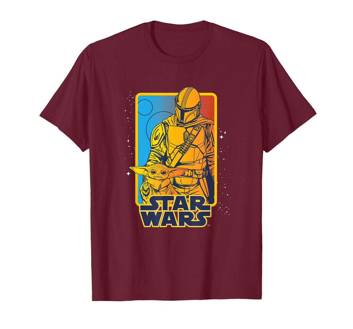 Star Wars The Mandalorian Grogu And Din Djarin Duo T-Shirt