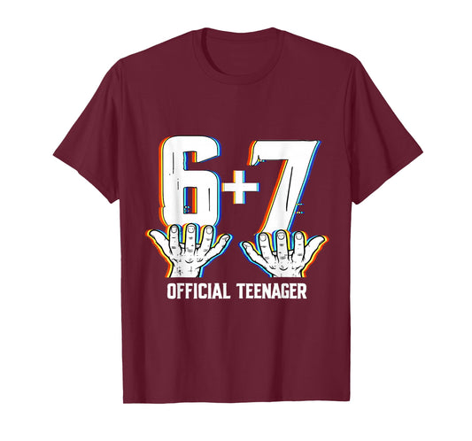 Funny 13th Birthday Official Teenager 13 Year Old Boys Kids T-Shirt