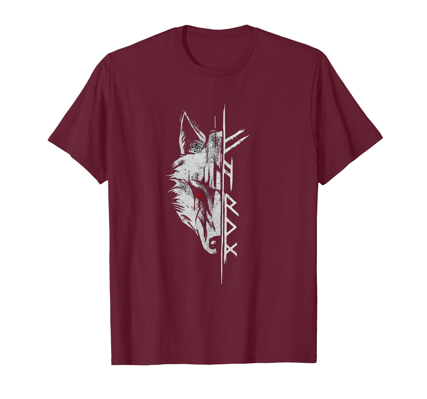 Fenrir Wolf Rune Design | Norse Mythology Symbol T-Shirt