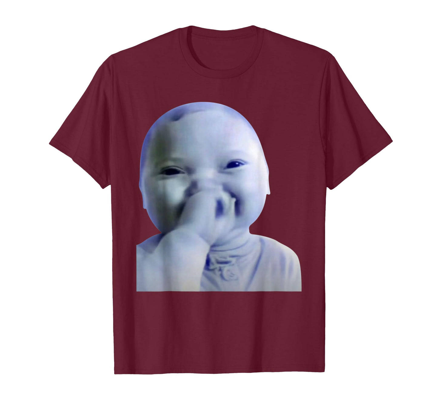 Ai Baby Meme Funny Holding Laughing Baby Meme Brainrot T-Shirt