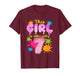 This Girl is Officially 7 Year Old Slime Themed 7th Birthday T-Shirt