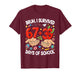 Bruh I Survived 67+33 Days of School Funny 100 DayMeme T-Shirt