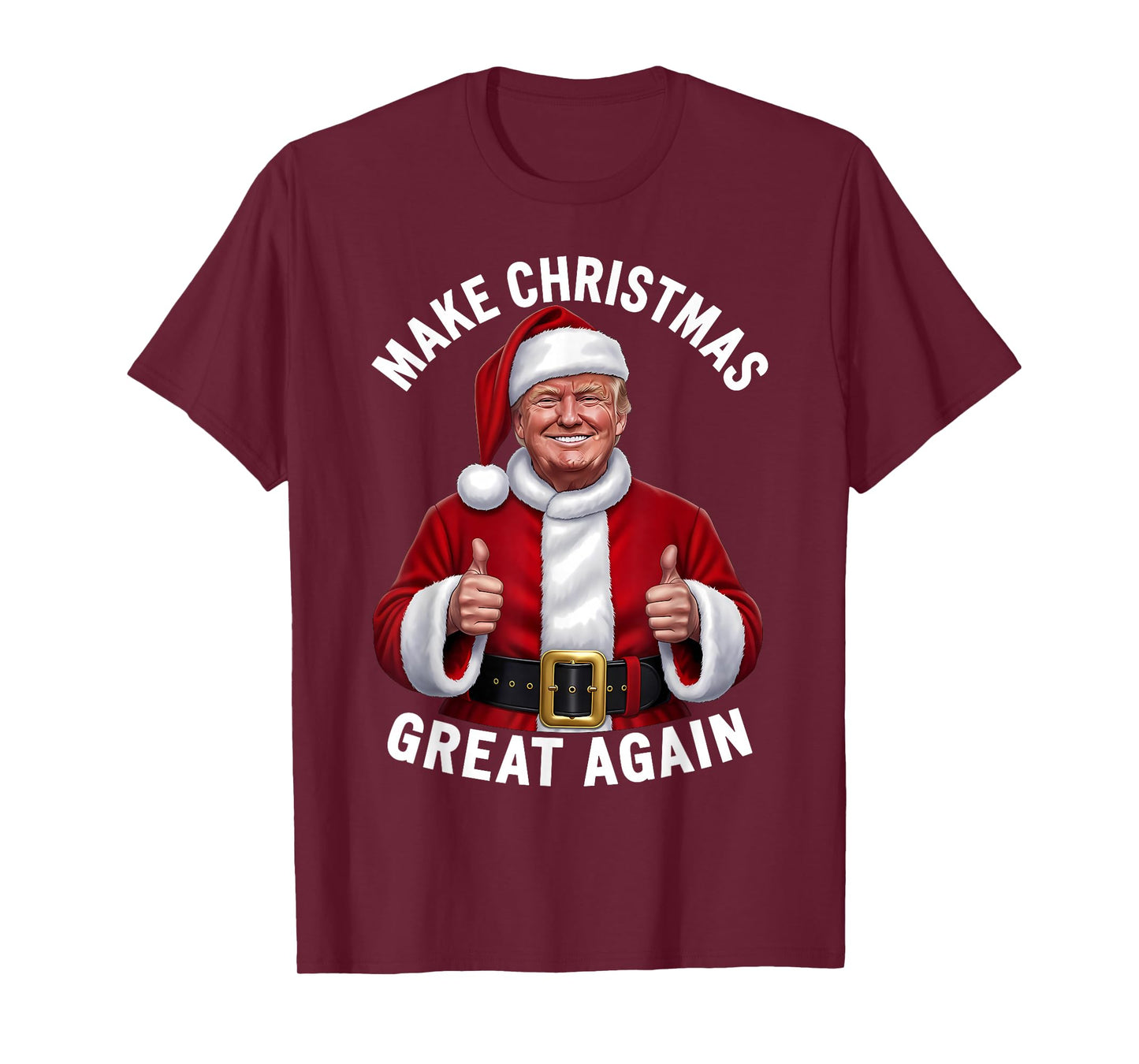 Make Christmas Great Again Xmas Funny Trump Pajamas Ugly T-Shirt