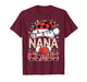 Cute Nana Claus Christmas Matching Family Winter Look T-Shirt