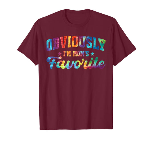 Mom's Favorite Son Daughter Sibling Joke I'm Mom's Favorite T-Shirt
