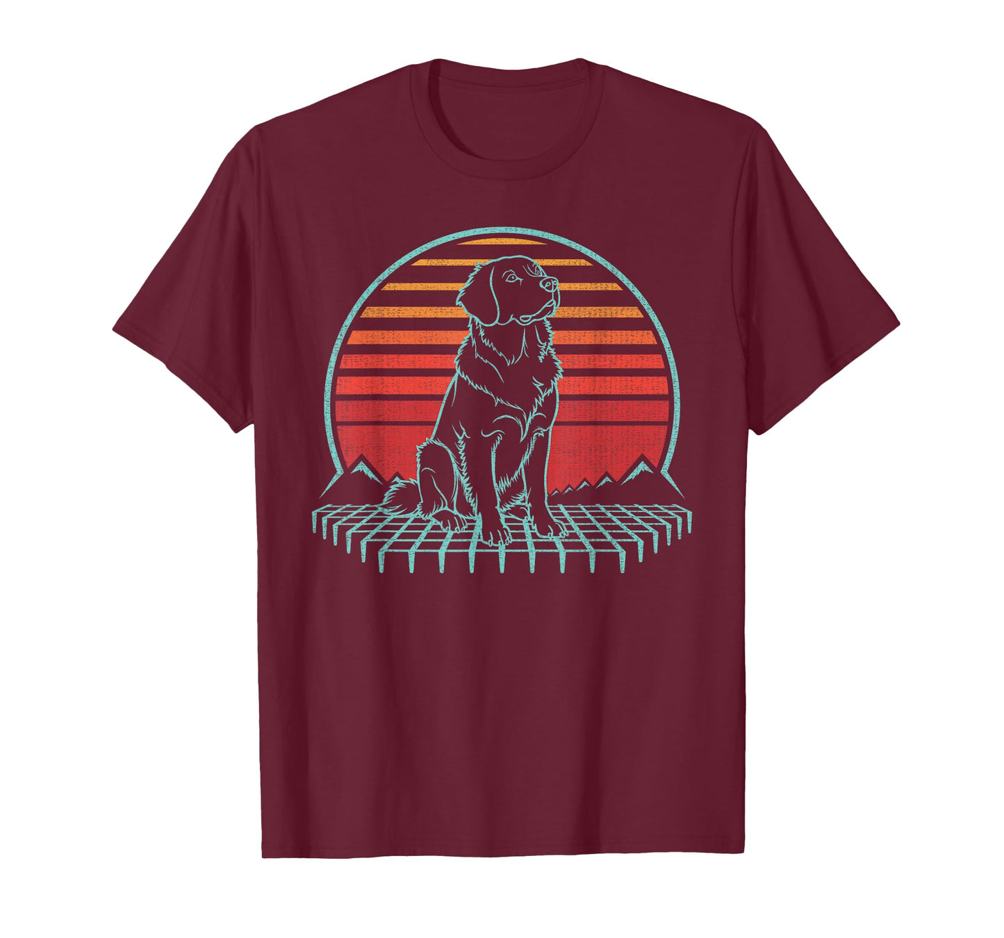 Great Pyrenees Lover Dog Owner Retro Vintage 80s T-Shirt