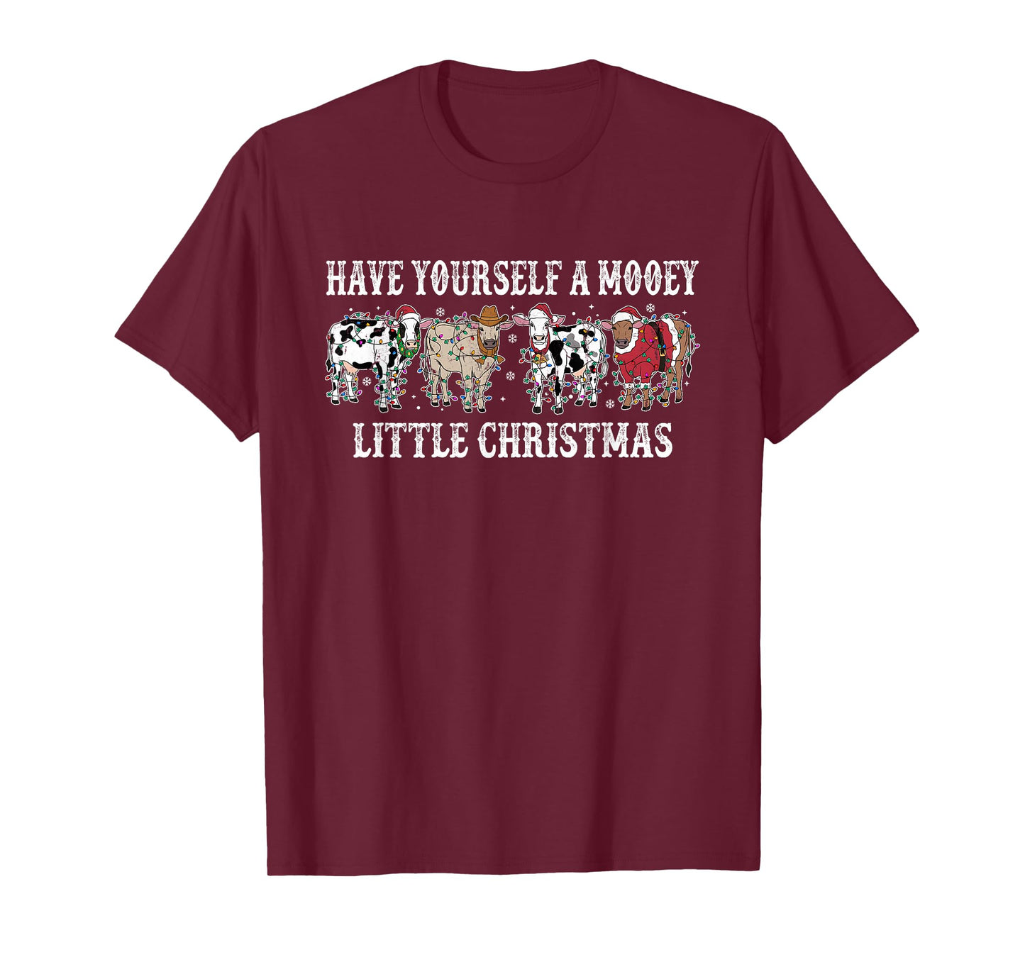 Have Yourself A Mooey Little Christmas T-Shirt