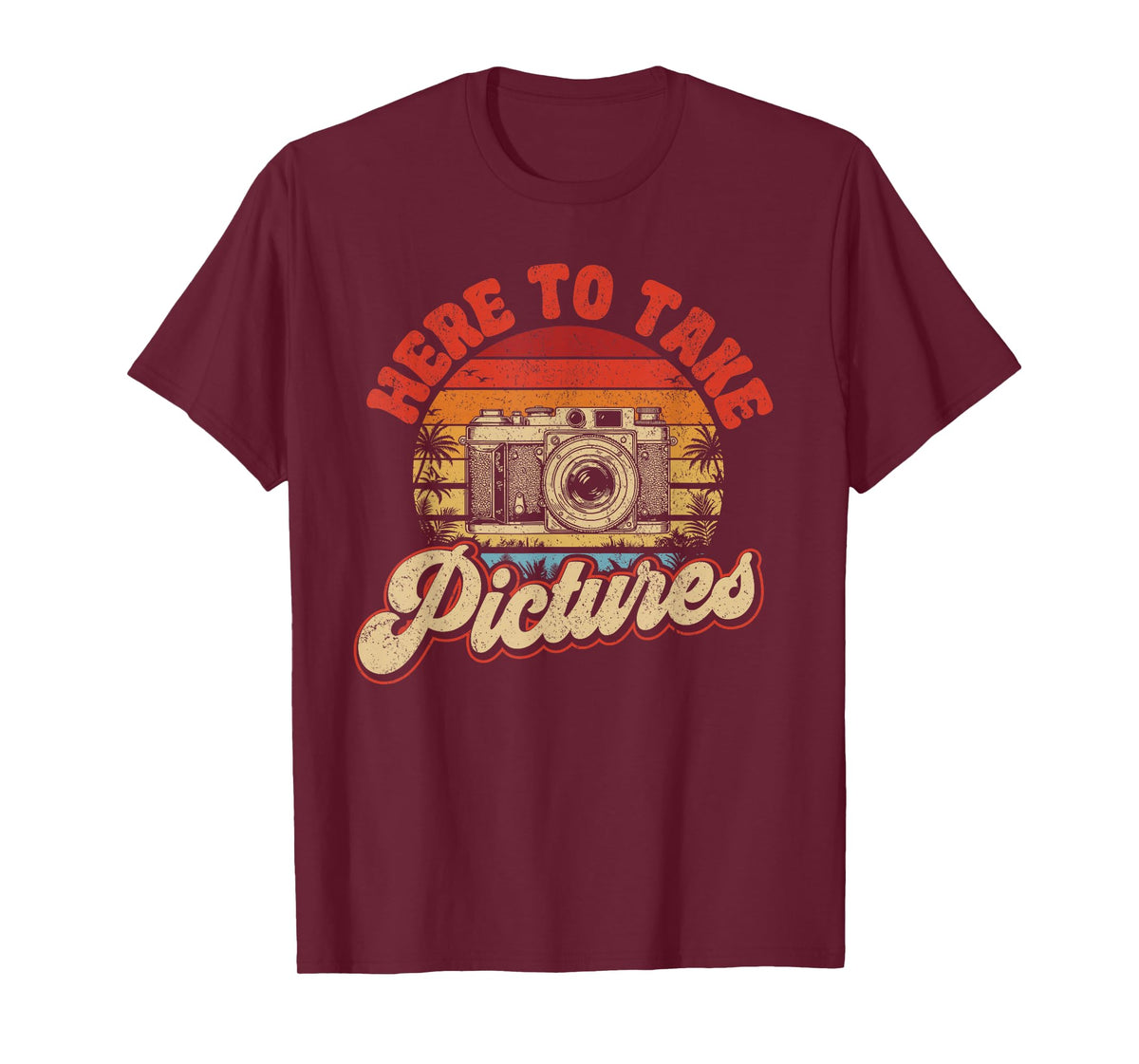 Photographer here to take Pretty Pictures Retro Photography T-Shirt