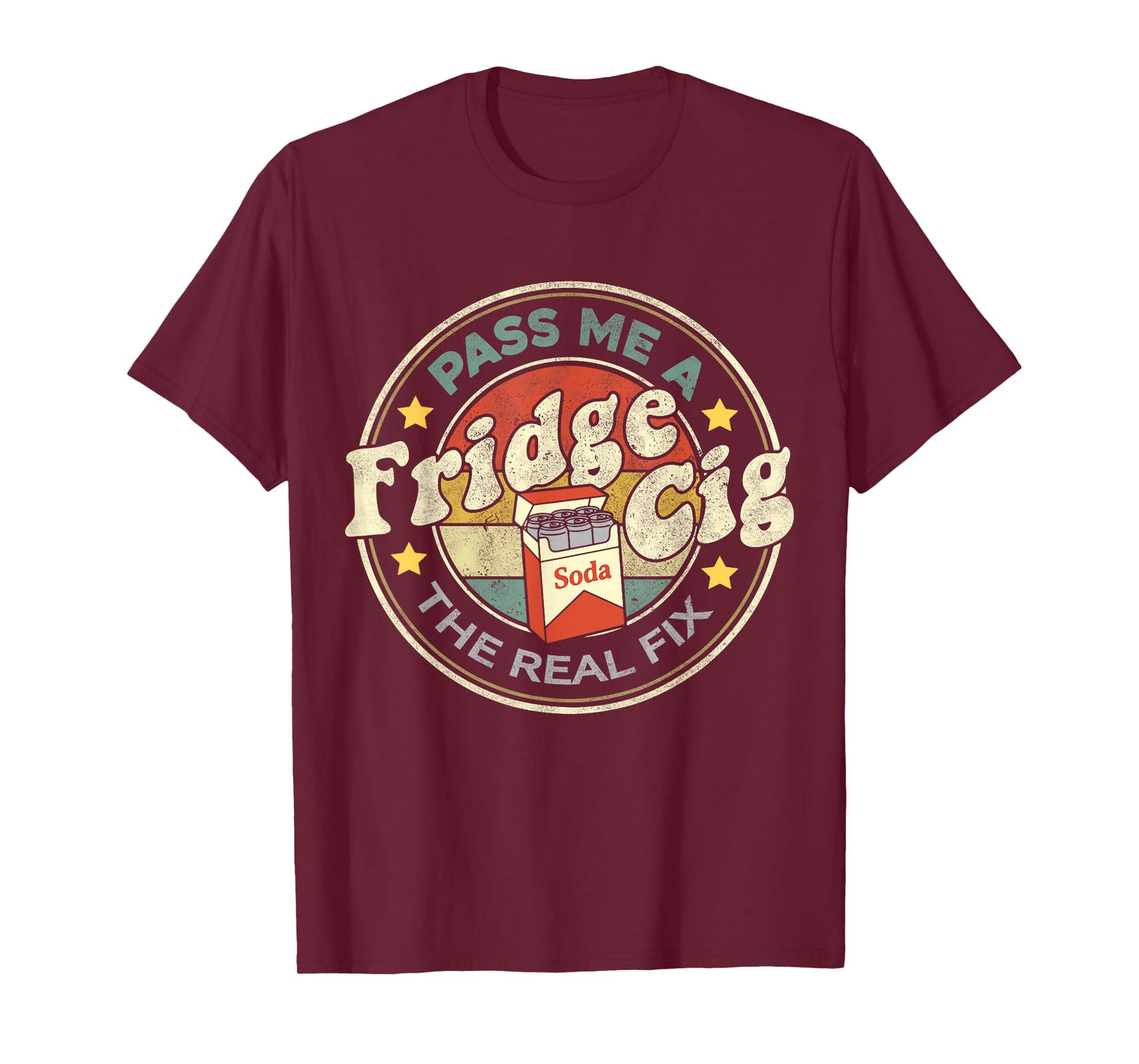 Pass me a Fridge cig Energy Drink Lover Fridge Cigarette T-Shirt