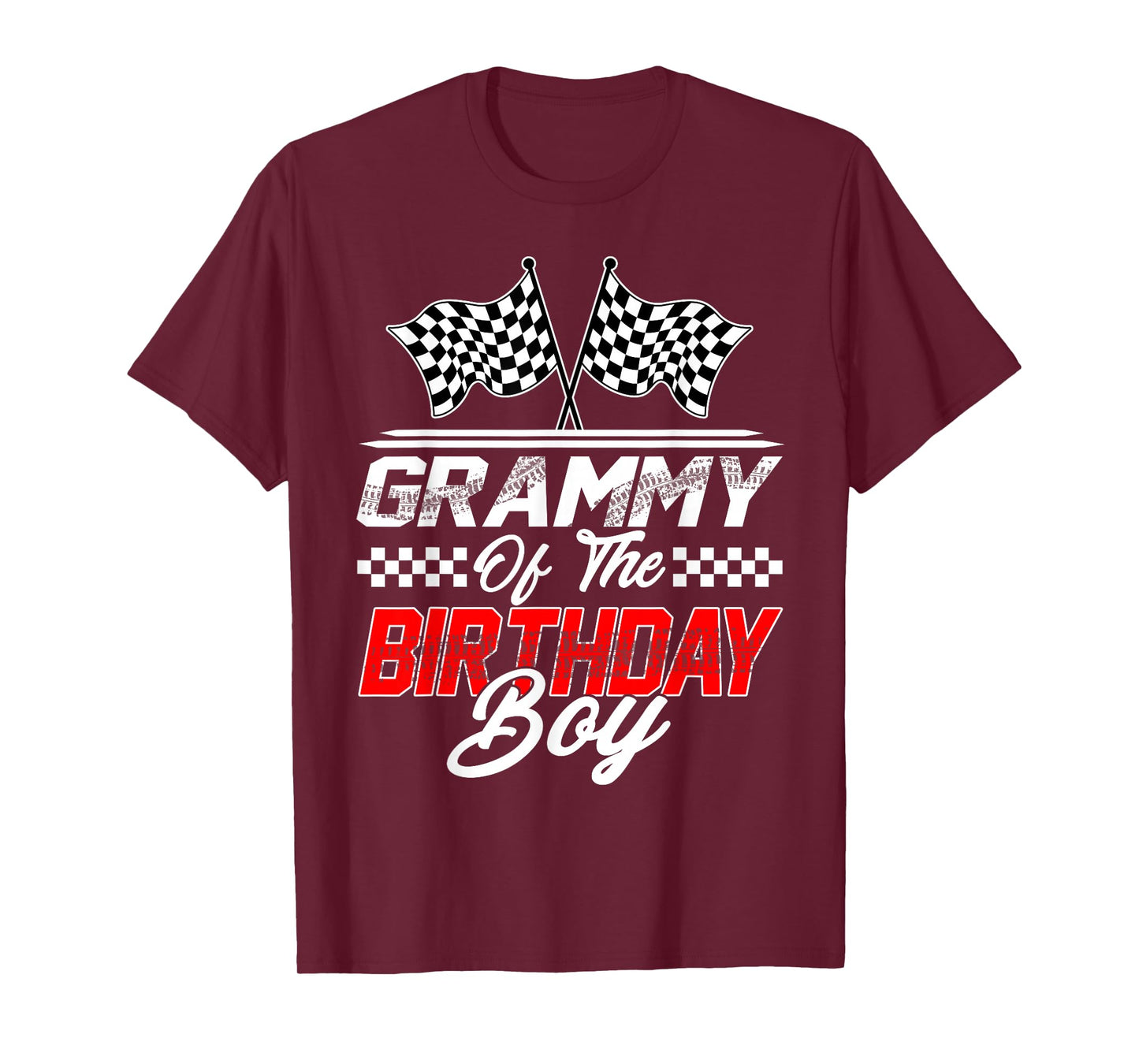 Race Car Grammy of The Birthday Boy Racing Family T-Shirt