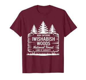 Now Entering Iwishabish Woods National Forest Land Audacity T-Shirt