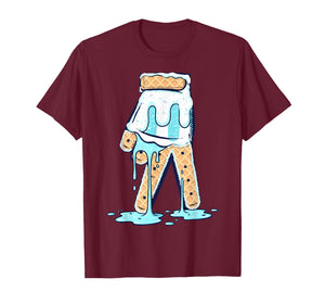 Ice Cream Baseball Drip Glove Cool for Boys Youth T-Shirt