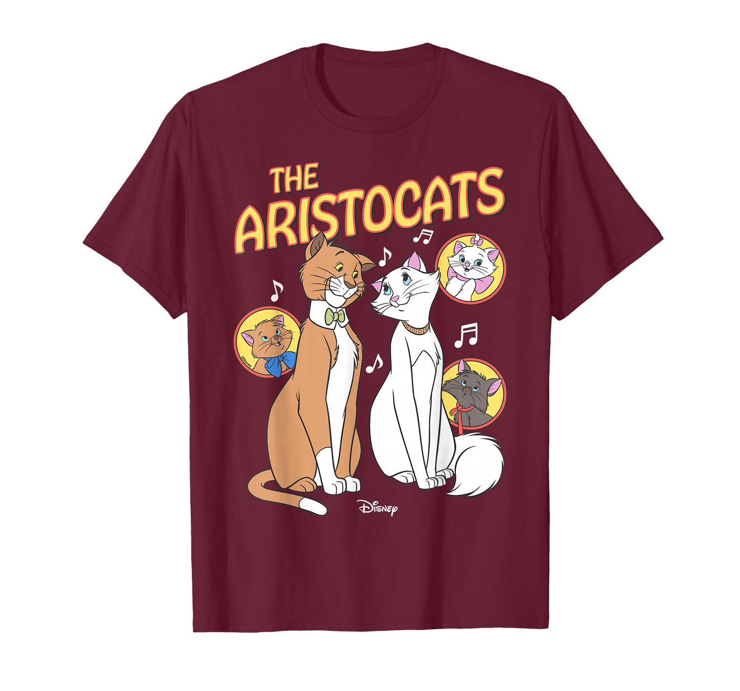 Disney The Aristocats Duchess & O'Malley Musical Art T-Shirt