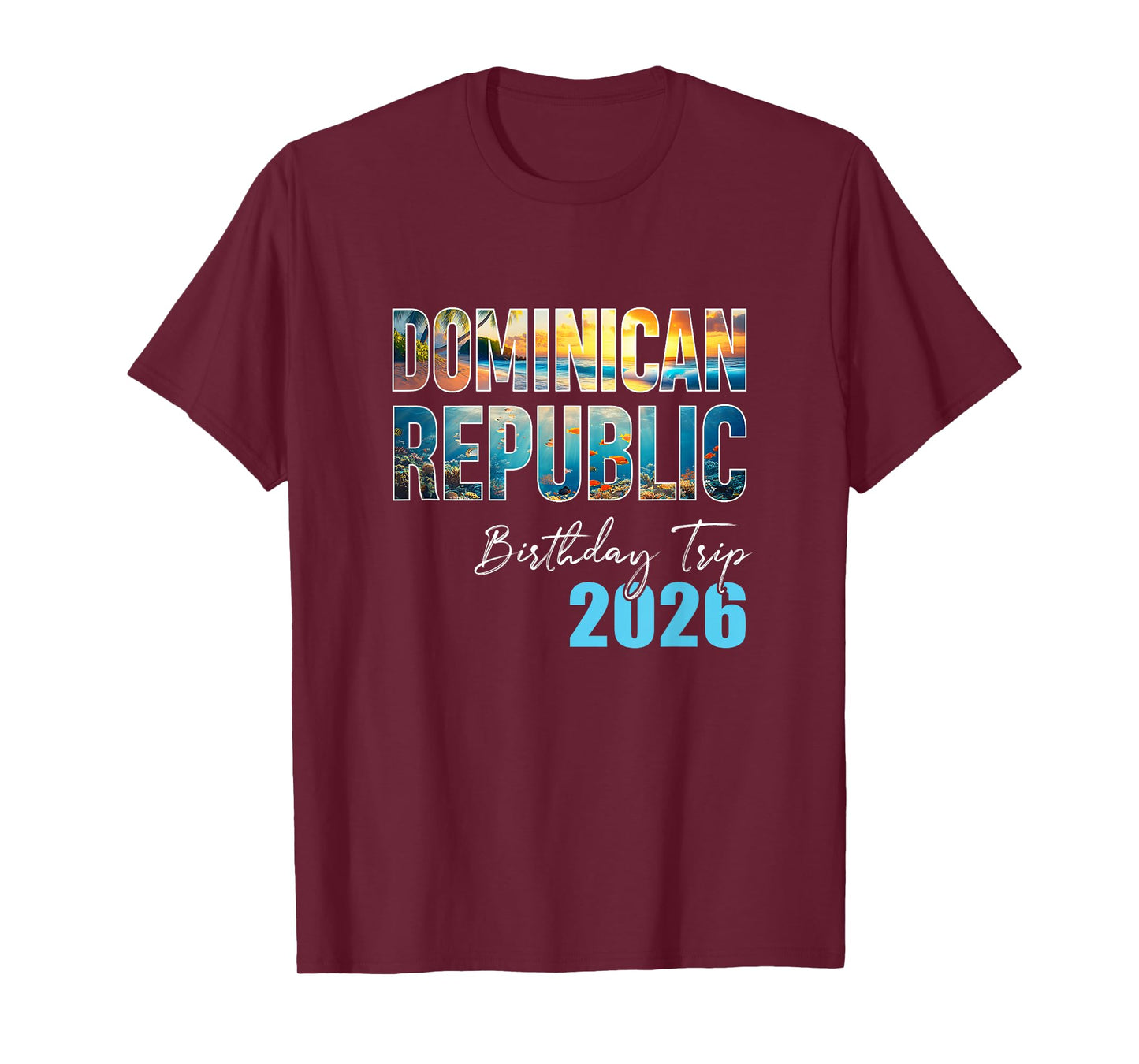 Dominican Republic Birthday Trip 2026 Vacation Party Crew T-Shirt