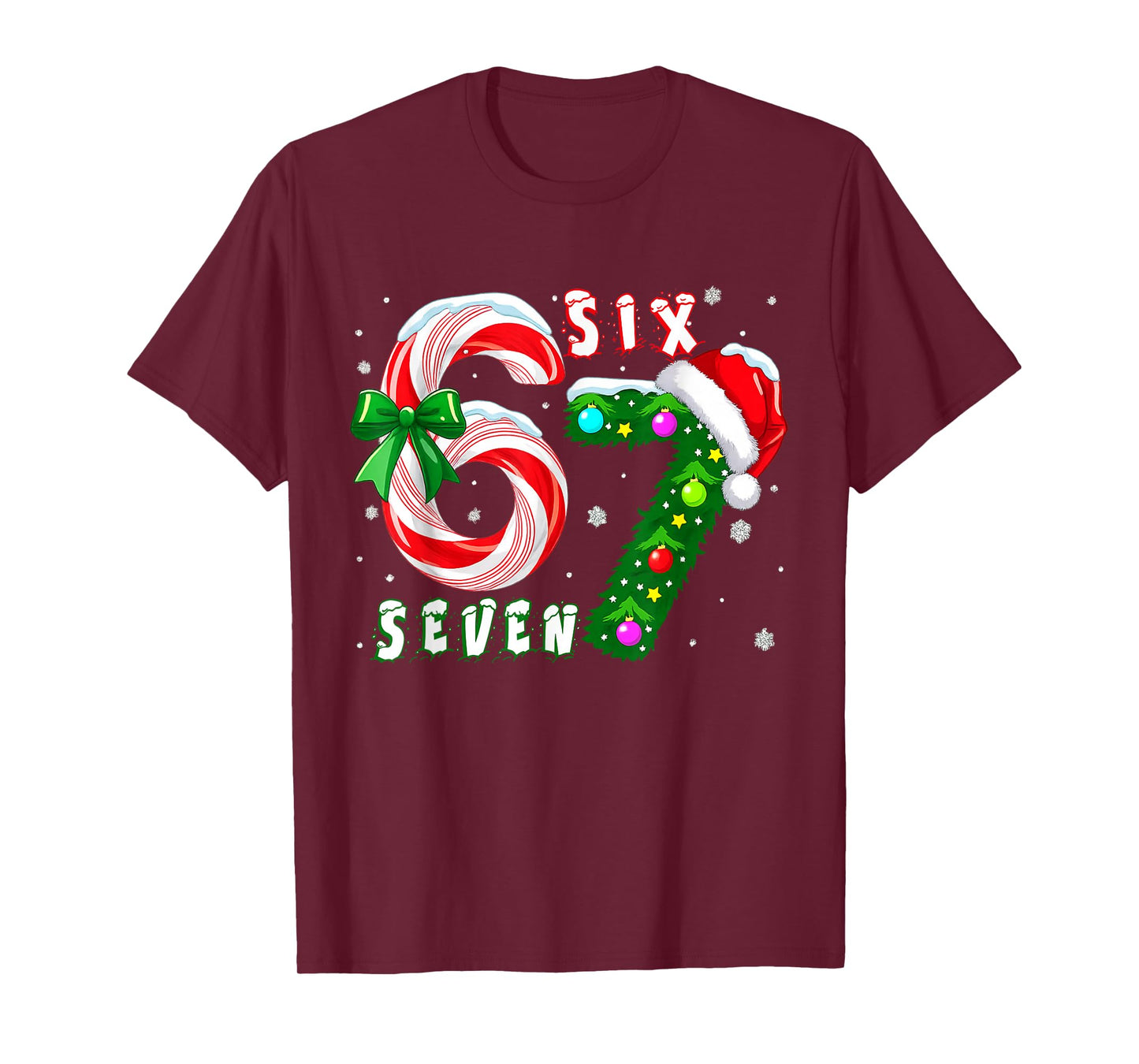67 Meme Six Seven for Kids Women Men Boys Girls Christmas T-Shirt