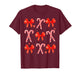 Candy Cane Crew Coquette Bow Christmas Xmas Family Matching T-Shirt