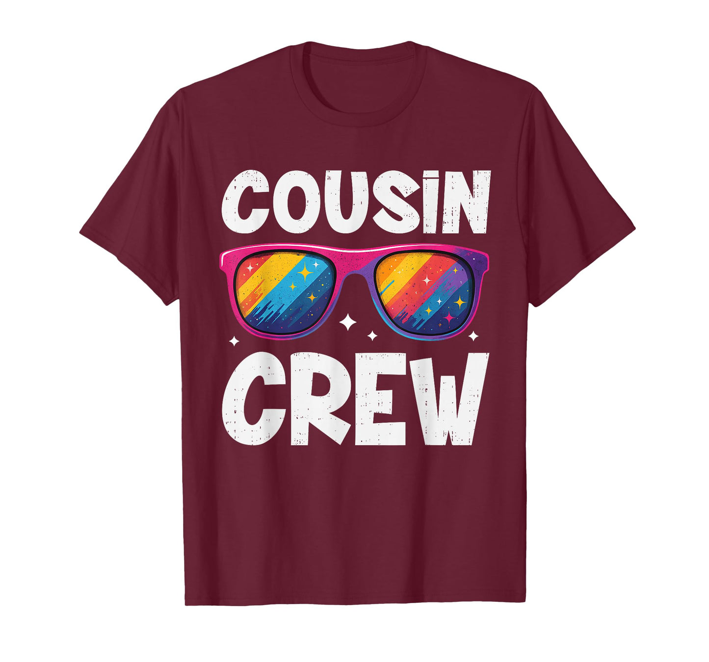 Cousin Crew Sunglasses Summer Family Matching Vacation Camp T-Shirt