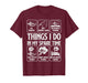 Things I Do in My Spare Time Fishing Boys Funny Fisherman T-Shirt