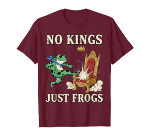 No Kings Just Frogs Funny Portland Protest T-Shirt