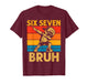 Dabbing Six Seven Bruh 67 Meme 6 7 Numbers Funny Boys Kids T-Shirt