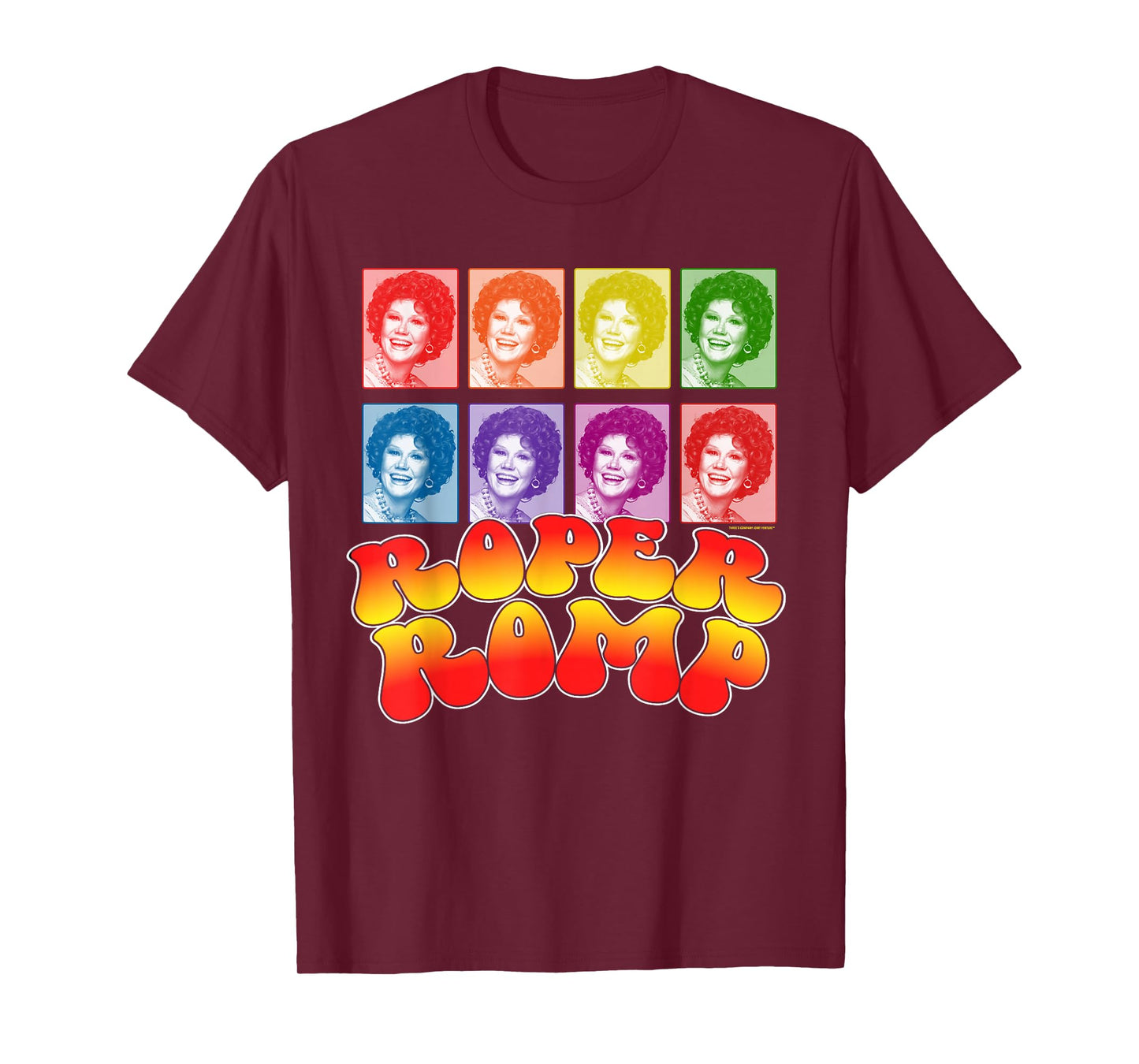 Roper Romp! Funny Mrs Roper Three's Company Pop Art Retro T-Shirt