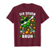 67 Six Seven Bruh Funny Patricks Day 6 7 Meme Men Women Kids T-Shirt