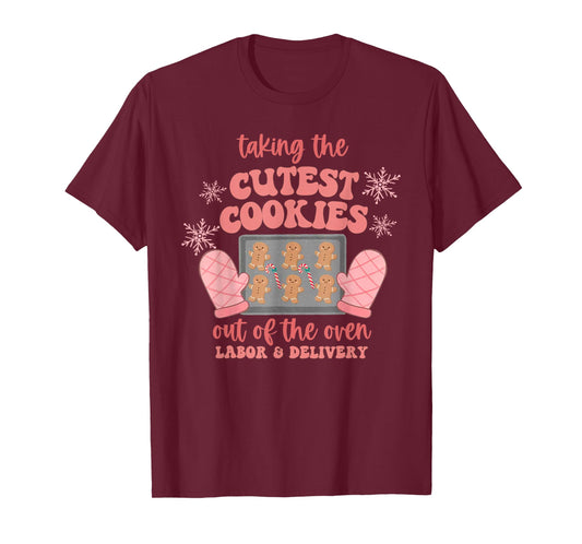 Taking The Cutest Little Cookies Out The Oven Ginggerbread T-Shirt