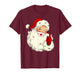 Cool Santa Claus Face Vintage Family Christmas Men Women T-Shirt