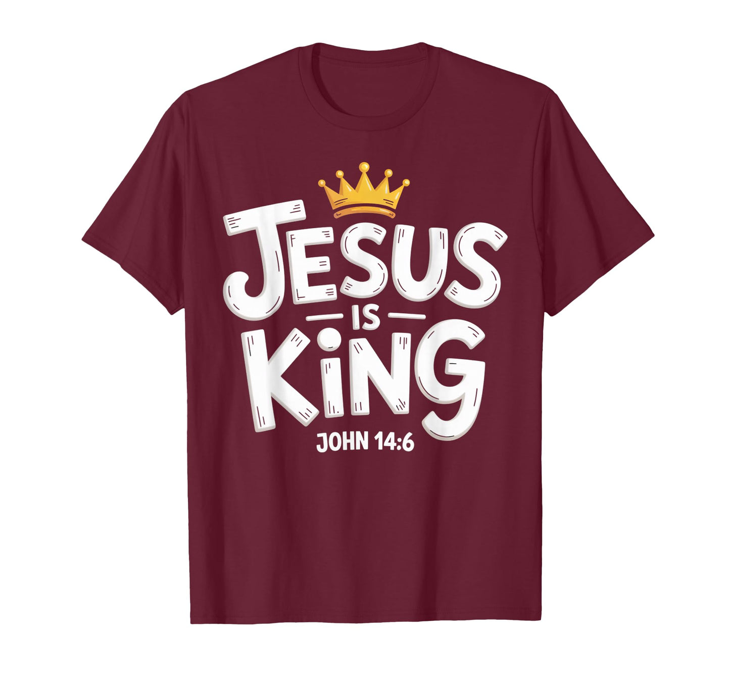 Jesus is King Christian Men T-Shirt