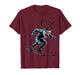Funny Skiing Reindeer Ski Winter Sport Snowboarder Skier T-Shirt