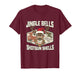 Jingle Bells Shotgun Shells Vintage Deer Hunting Christmas T-Shirt