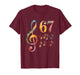 Funny 67 Music Meme Slang Six Seven Music Teacher Musician T-Shirt