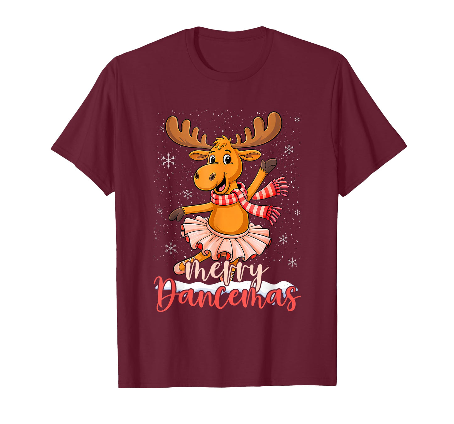 Dancer Christmas Dancing Reindeer Cute Deer Dance T-Shirt