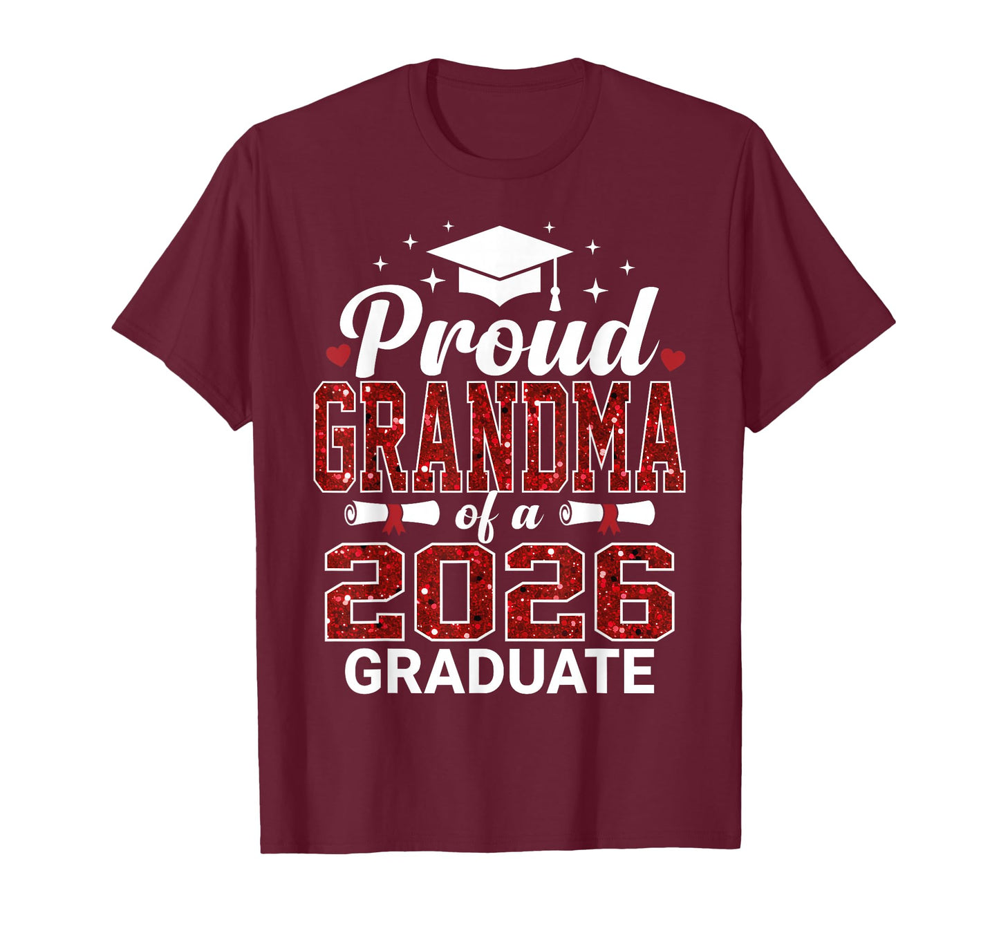 Proud Grandma of a 2026 Graduate Senior Graduation Year T-Shirt
